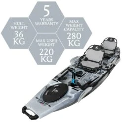 NextGen 13 Duo Pedal Kayak Thunder [Pickup Sydney] -Best Kayak Shop NGS 13 DUO THUNDER 8