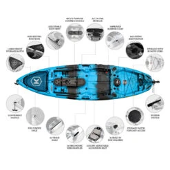 NEXTGEN 10 MKII Pro Fishing Kayak Package - Sky Blue [Sydney] -Best Kayak Shop NGS M2 10 SKYBLUE 6