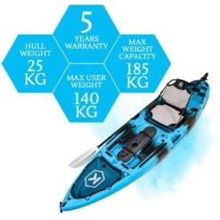 NEXTGEN 10 MKII Pro Fishing Kayak Package - Sky Blue [Sydney] -Best Kayak Shop NGS M2 10 SKYBLUE 8