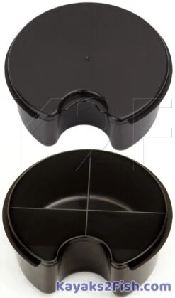 K2F Fishing Kayak Compartment Tackle Box | Six Inch Kayak Tackle Box