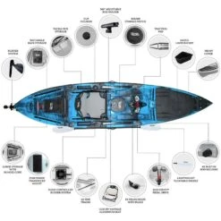 ORCA Kronos Foot Pedal Pro Fish Kayak Package With Max-Drive - Bahamas [Sydney] -Best Kayak Shop OS KRONOS BAHAMAS MAX 6