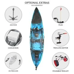 ORCA Kronos Foot Pedal Pro Fish Kayak Package With Max-Drive - Bahamas [Sydney] -Best Kayak Shop OS KRONOS BAHAMAS MAX 9