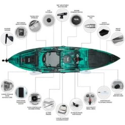 ORCA Kronos Foot Pedal Pro Fish Kayak Package With Max-Drive - Bora Bora [Sydney] -Best Kayak Shop OS KRONOS BORABORA MAX 6