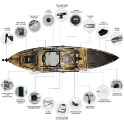 ORCA Kronos Foot Pedal Pro Fish Kayak Package With MAX-DRIVE - Sahara [Sydney] -Best Kayak Shop OS KRONOS SAHARA MAX 6