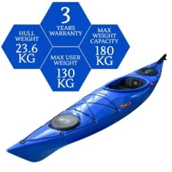 ORCA Oceanus 11.5 Single Sit In Kayak - Azura [Sydney] -Best Kayak Shop OS OCEANUS 11.5 AZURA 7