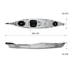 ORCA Oceanus 11.5 Single Sit In Kayak - Pearl [Sydney] -Best Kayak Shop OS OCEANUS 11.5 PEARL 7