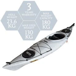 ORCA Oceanus 11.5 Single Sit In Kayak - Pearl [Sydney] -Best Kayak Shop OS OCEANUS 11.5 PEARL 8