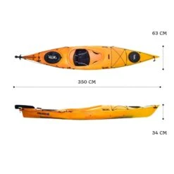 ORCA Oceanus 11.5 Single Sit In Kayak - Sunrise [Sydney] -Best Kayak Shop OS OCEANUS 11.5 SUNRISE 6