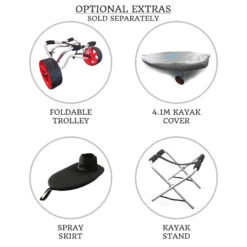 ORCA Oceanus 12.5 Single Sit In Kayak - Pearl [Sydney] -Best Kayak Shop OS OCEANUS 12.5 PEARL 9