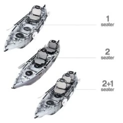 ORCA Triton Pro Fishing Kayak Package - Arctic [Sydney] -Best Kayak Shop OS TRITON ARCTIC 10