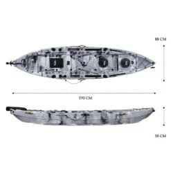 ORCA Triton Pro Fishing Kayak Package - Arctic [Sydney] -Best Kayak Shop OS TRITON ARCTIC 7