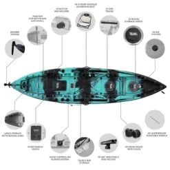 ORCA Triton Pro Fishing Kayak Package - Bora Bora [Sydney] -Best Kayak Shop OS TRITON BORABORA 6