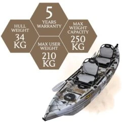 ORCA Triton Pro Fishing Kayak Package - Sahara [Sydney] -Best Kayak Shop OS TRITON SAHARA 8