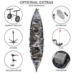 ORCA Triton Pro Fishing Kayak Package - Sahara [Sydney] -Best Kayak Shop OS TRITON SAHARA 9