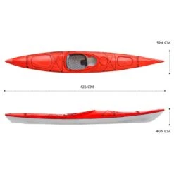 Orca Outdoors Xlite 14 Ultralight Performance Touring Kayak - Krimson [Sydney] -Best Kayak Shop OS XLITE 14 KRIMSON 2