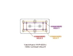 YakAttack Hummingbird Helix Fish Finder Mount With Track Mounted LockNLoad Mounting System -Best Kayak Shop YAD FFP 1004 7